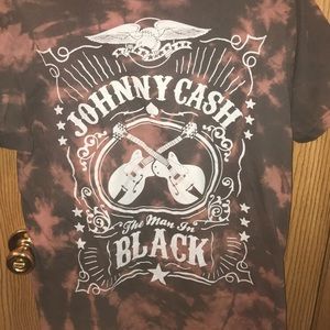 Upcycled Johnny Cash shirt